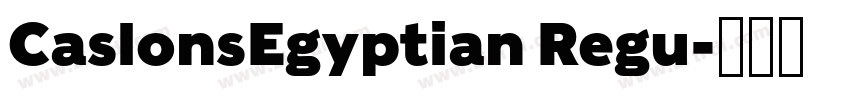 CaslonsEgyptian Regu字体转换 CaslonsEgyptian Regu字体转换